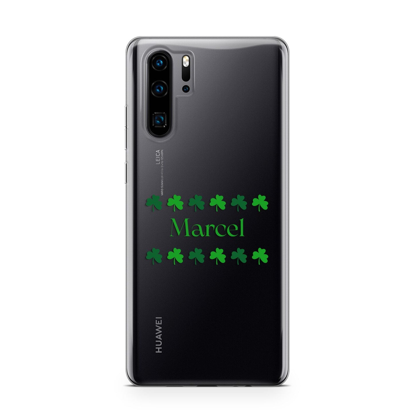 Shamrock Personalised Name Huawei P30 Pro Phone Case