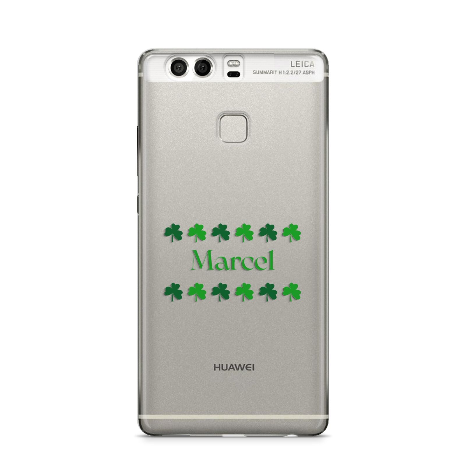 Shamrock Personalised Name Huawei P9 Case