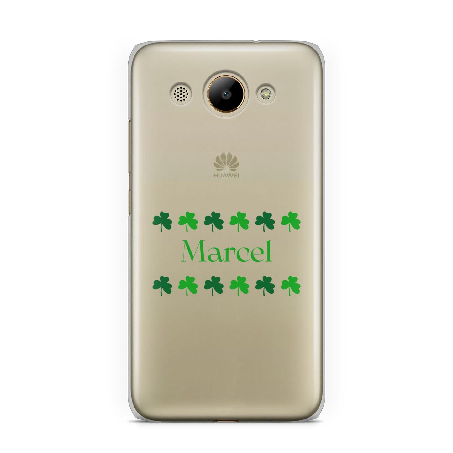 Shamrock Personalised Name Huawei Y3 2017