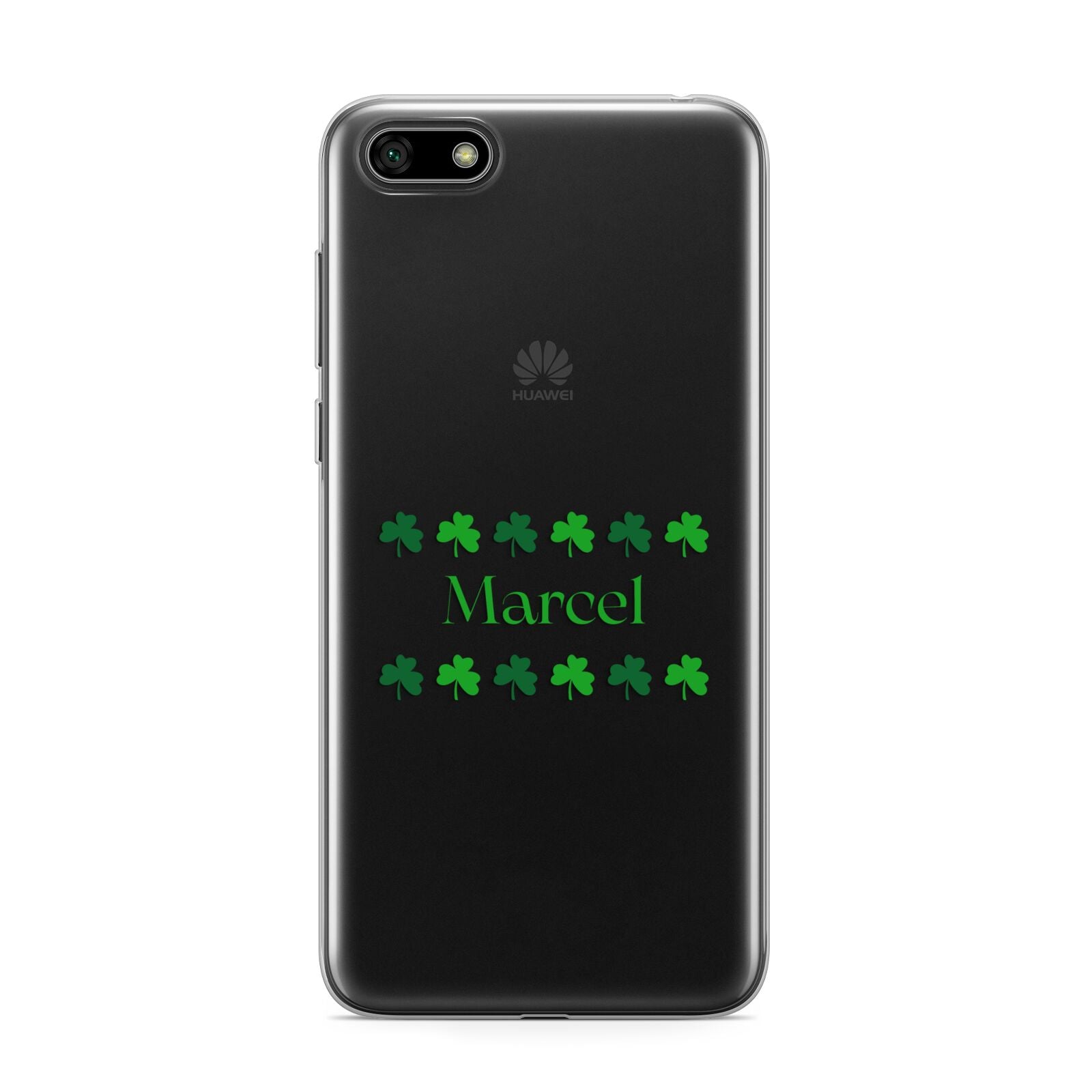 Shamrock Personalised Name Huawei Y5 Prime 2018 Phone Case