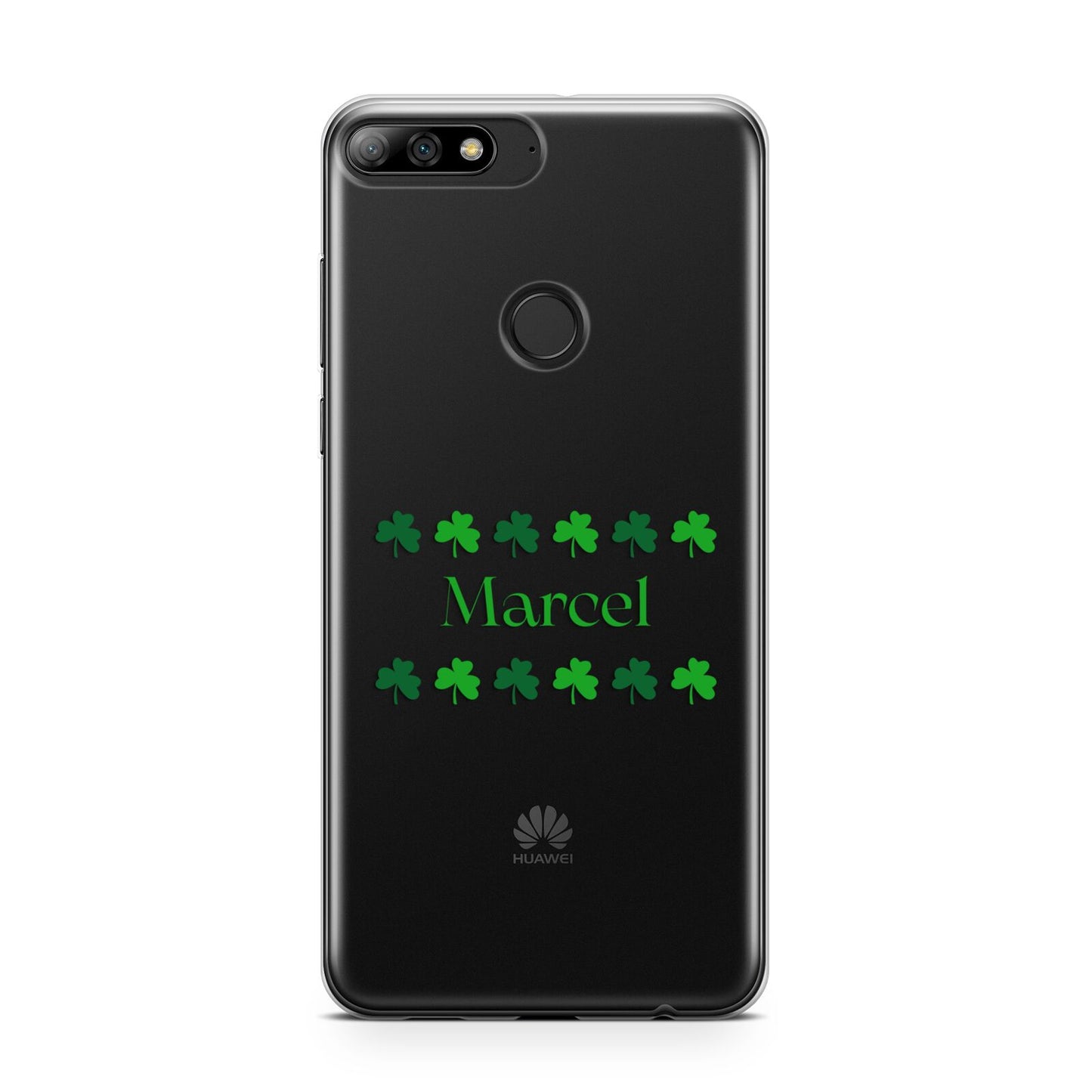 Shamrock Personalised Name Huawei Y7 2018