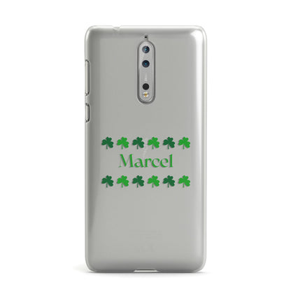 Shamrock Personalised Name Nokia Case