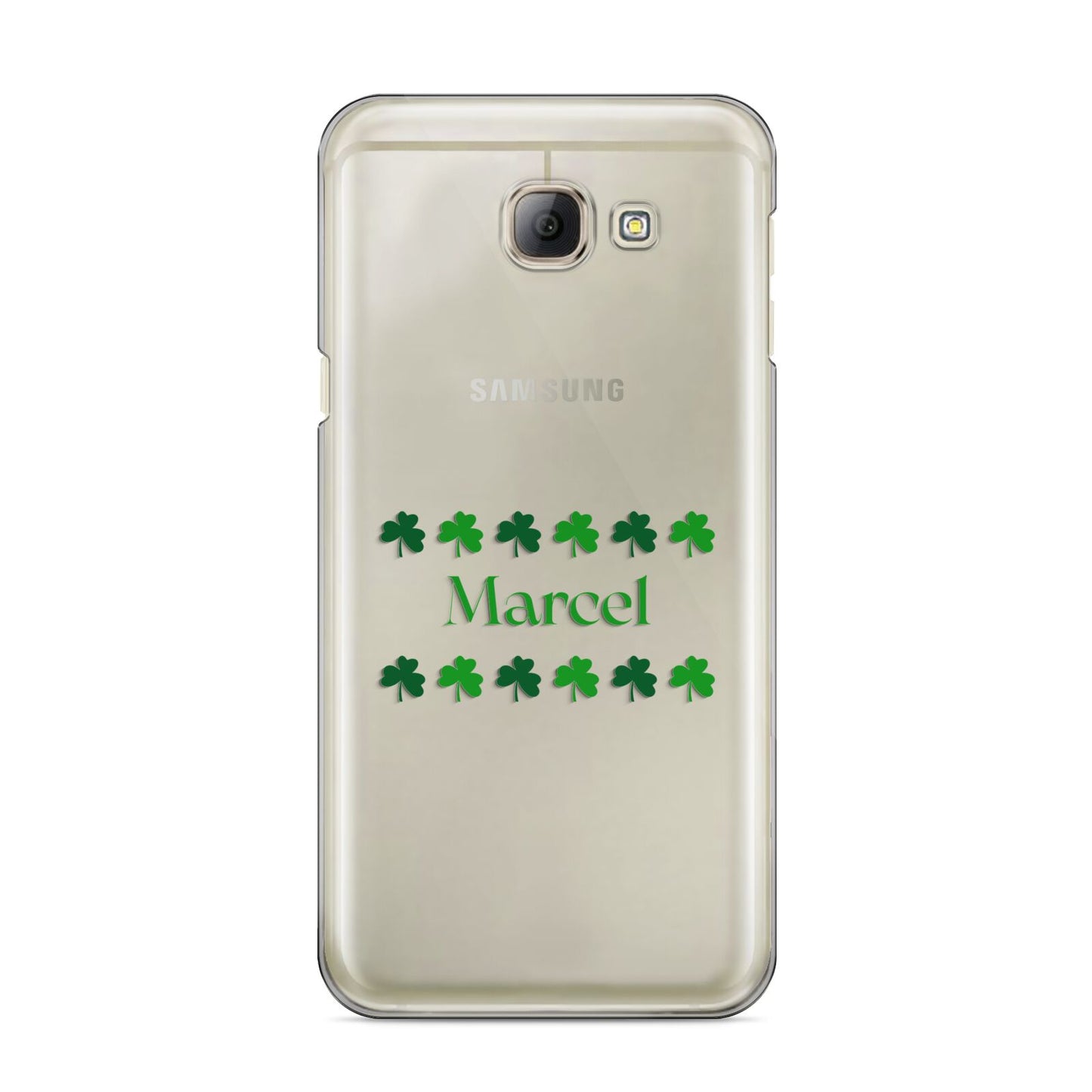 Shamrock Personalised Name Samsung Galaxy A8 2016 Case