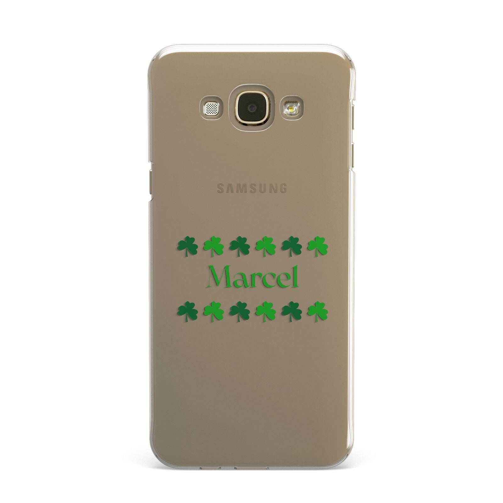 Shamrock Personalised Name Samsung Galaxy A8 Case