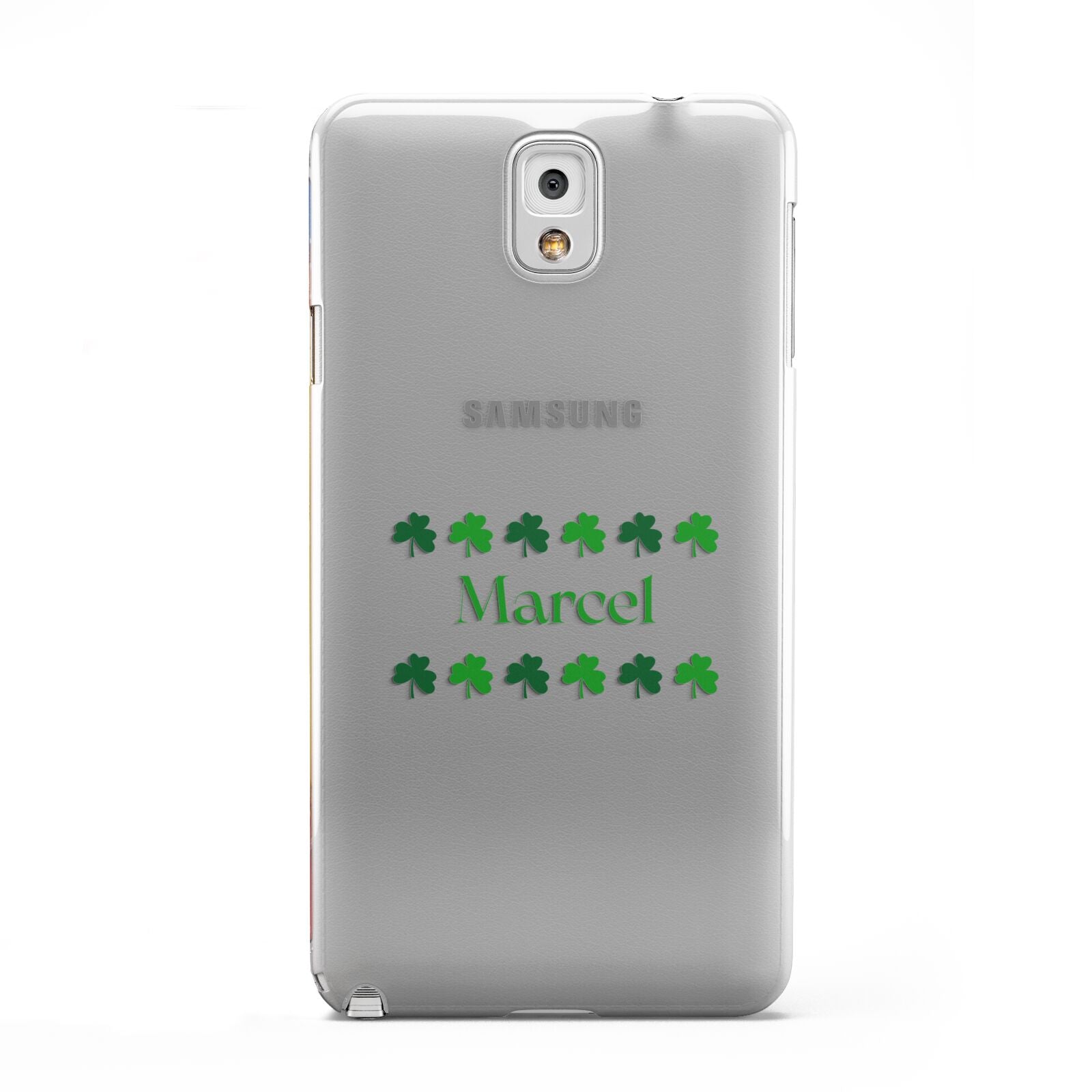 Shamrock Personalised Name Samsung Galaxy Note 3 Case