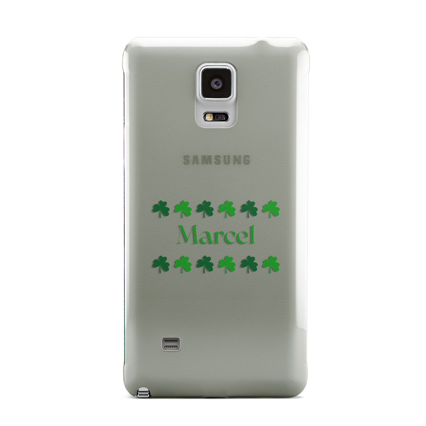 Shamrock Personalised Name Samsung Galaxy Note 4 Case