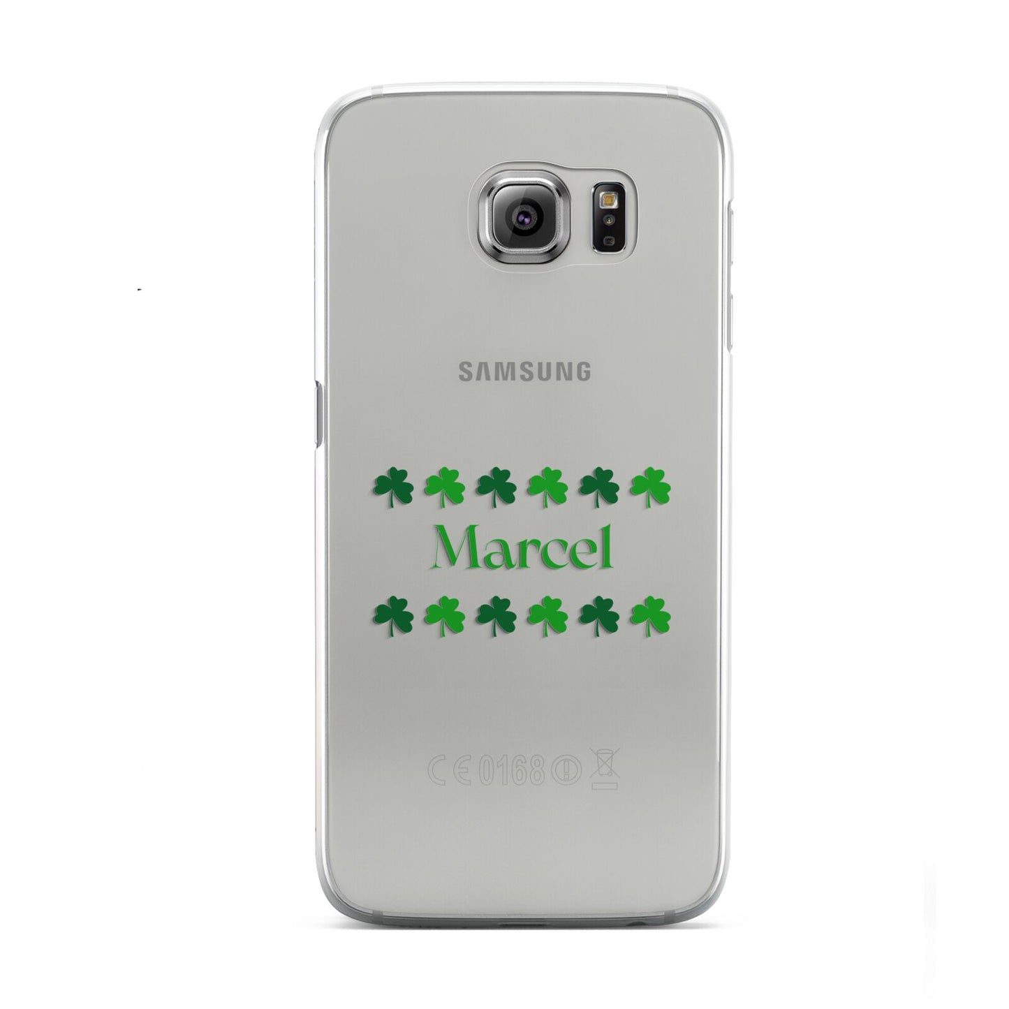 Shamrock Personalised Name Samsung Galaxy S6 Case