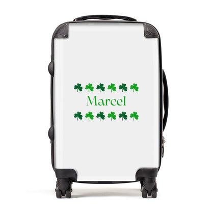 Shamrock Personalised Name Suitcase