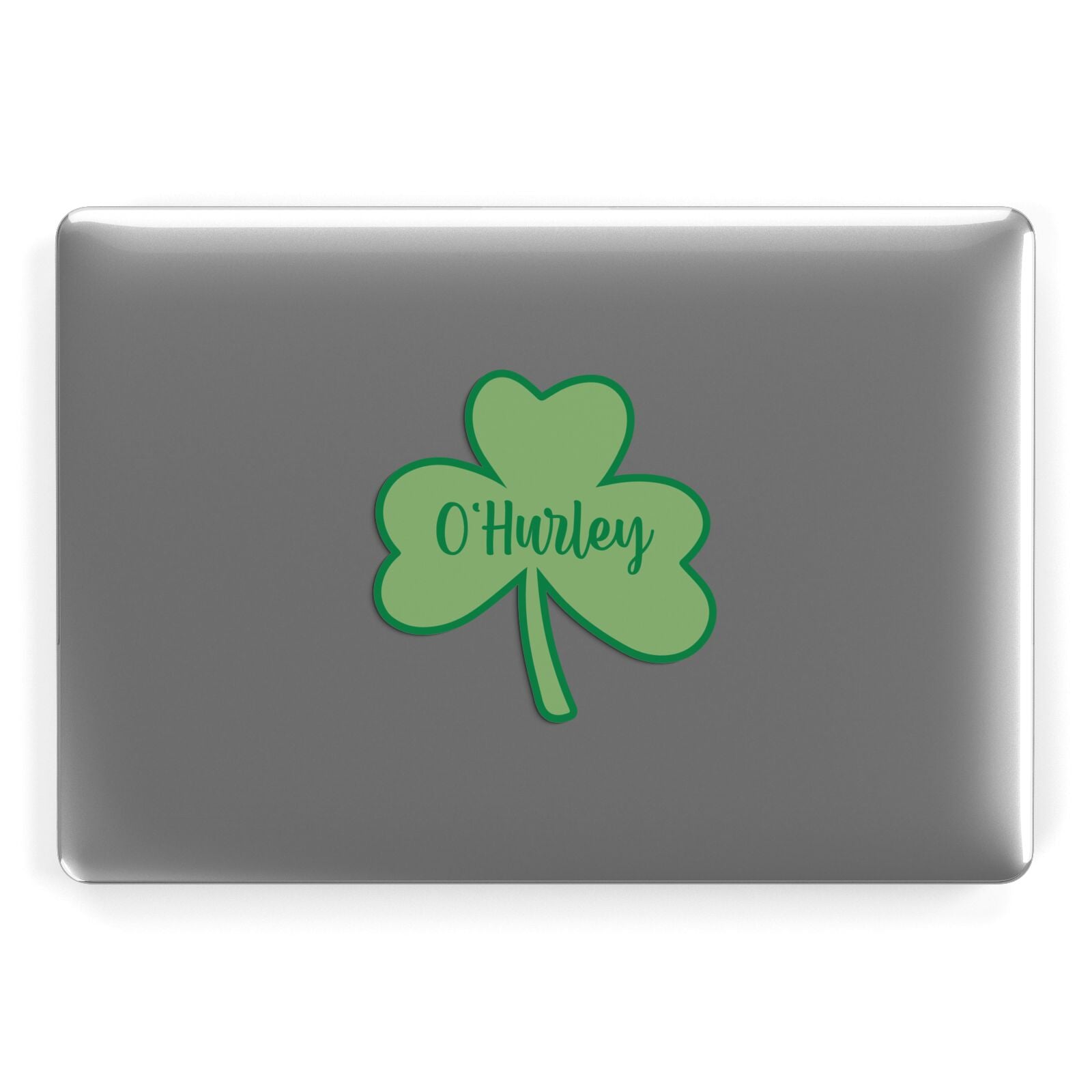 Shamrock with Name Apple MacBook Case