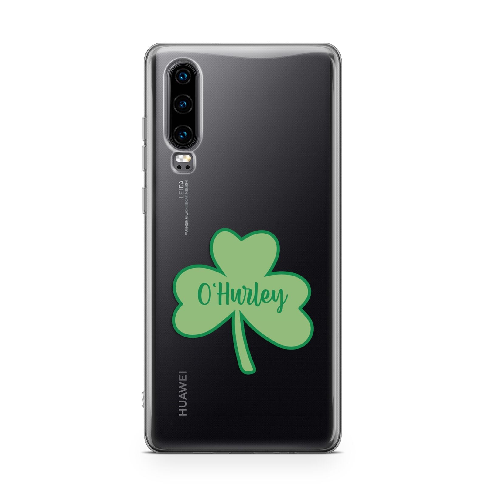 Shamrock with Name Huawei P30 Phone Case