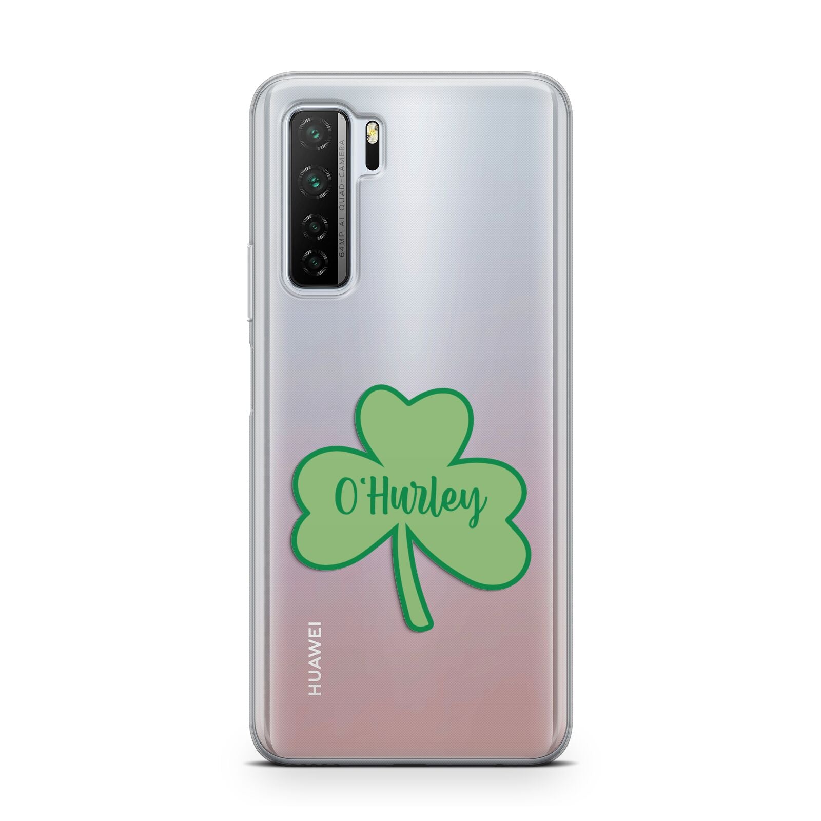 Shamrock with Name Huawei P40 Lite 5G Phone Case