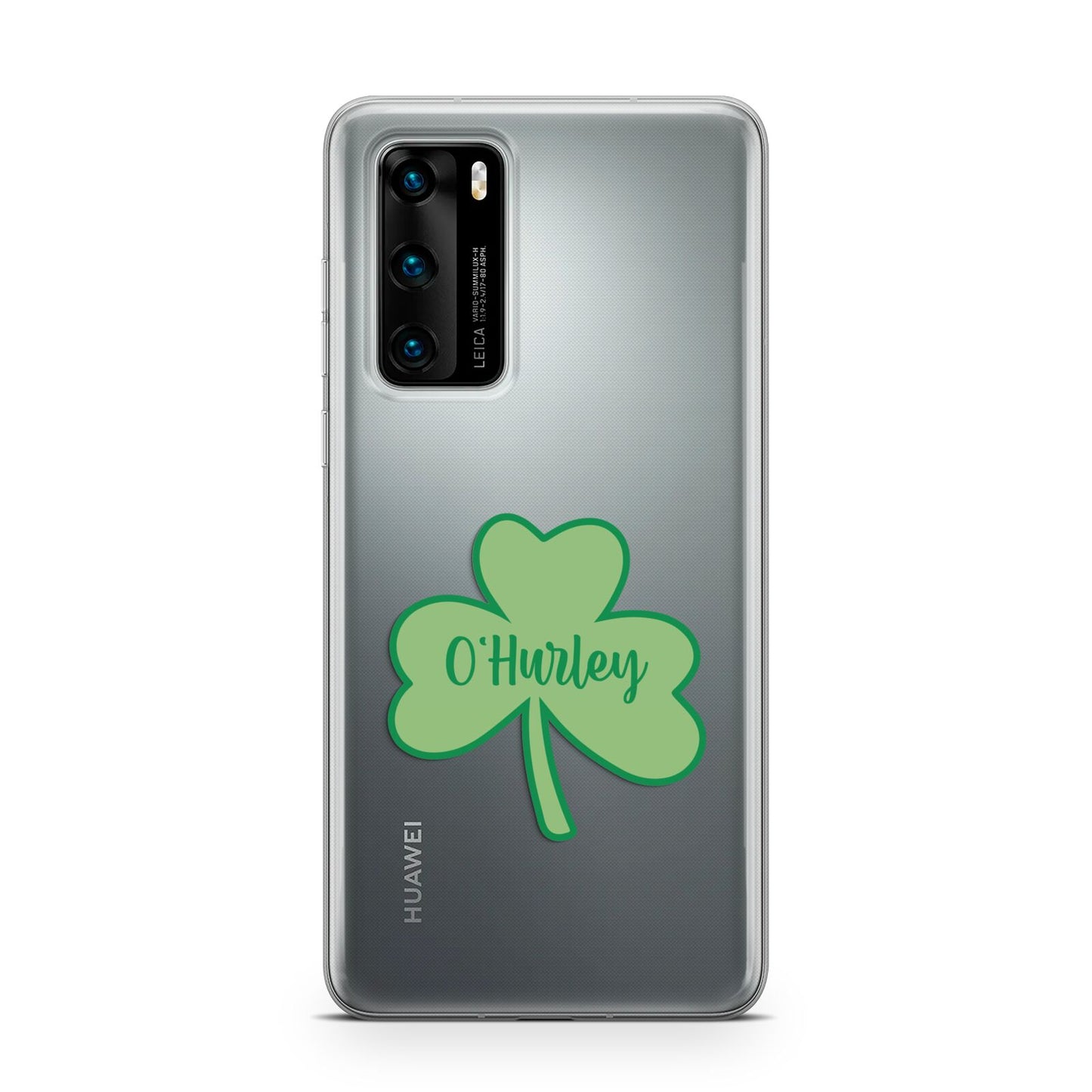 Shamrock with Name Huawei P40 Phone Case