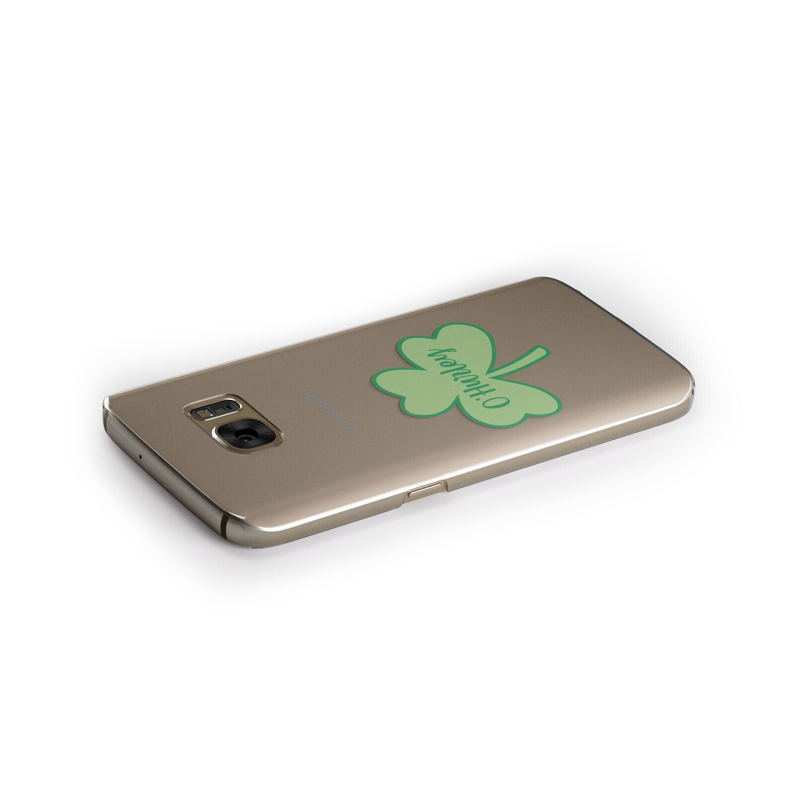 Shamrock with Name Samsung Galaxy Case Side Close Up