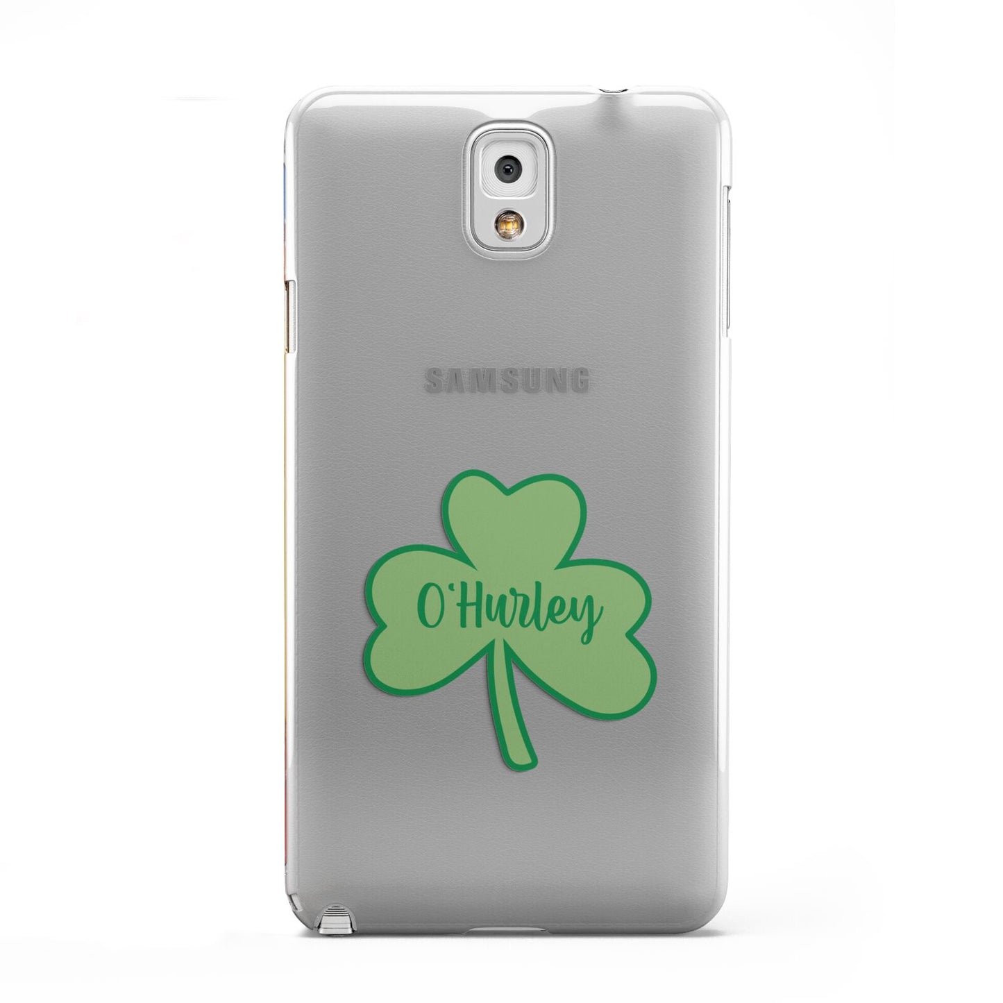 Shamrock with Name Samsung Galaxy Note 3 Case