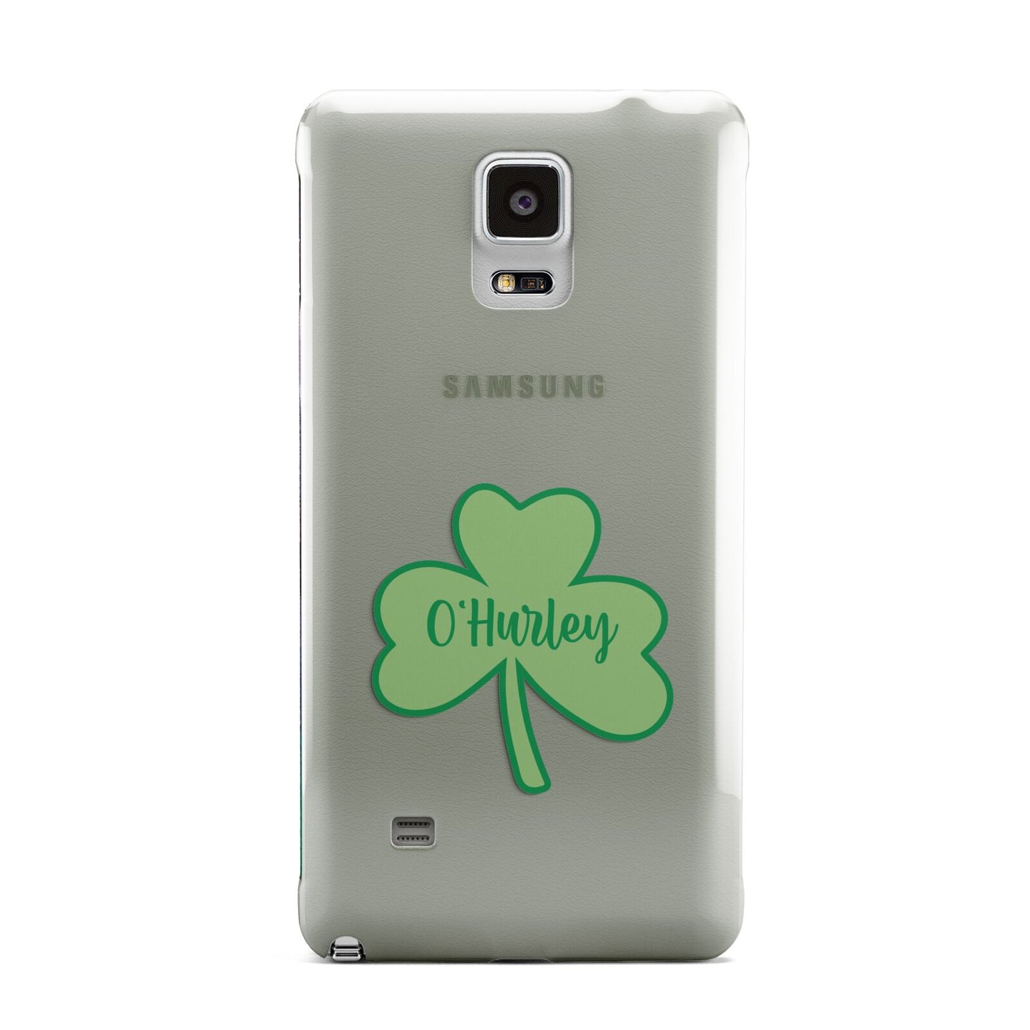 Shamrock with Name Samsung Galaxy Note 4 Case