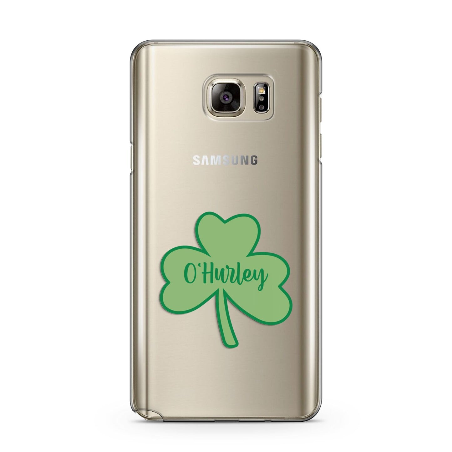 Shamrock with Name Samsung Galaxy Note 5 Case