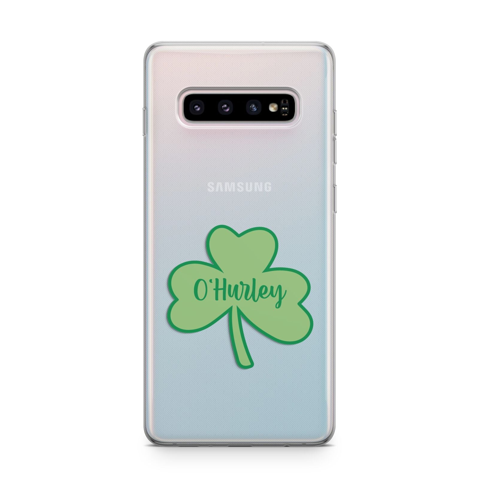 Shamrock with Name Samsung Galaxy S10 Plus Case