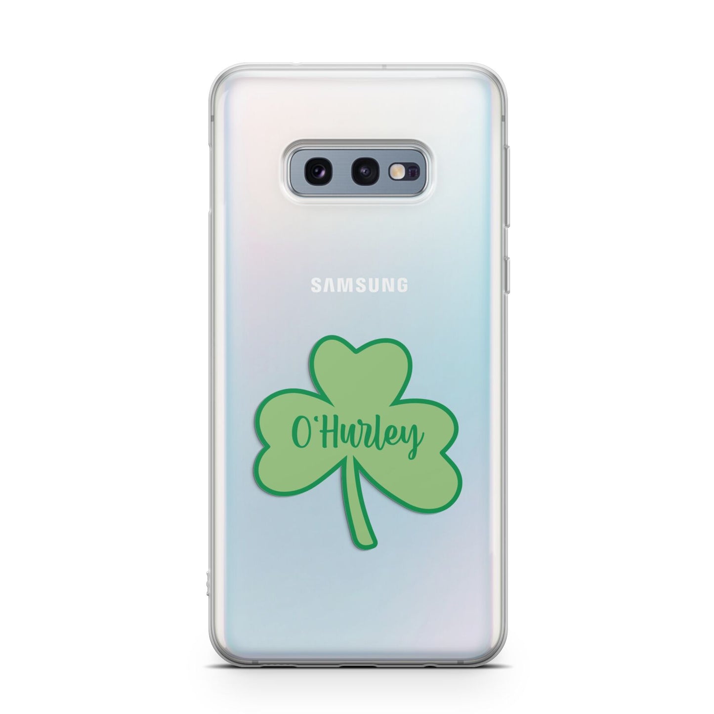 Shamrock with Name Samsung Galaxy S10E Case