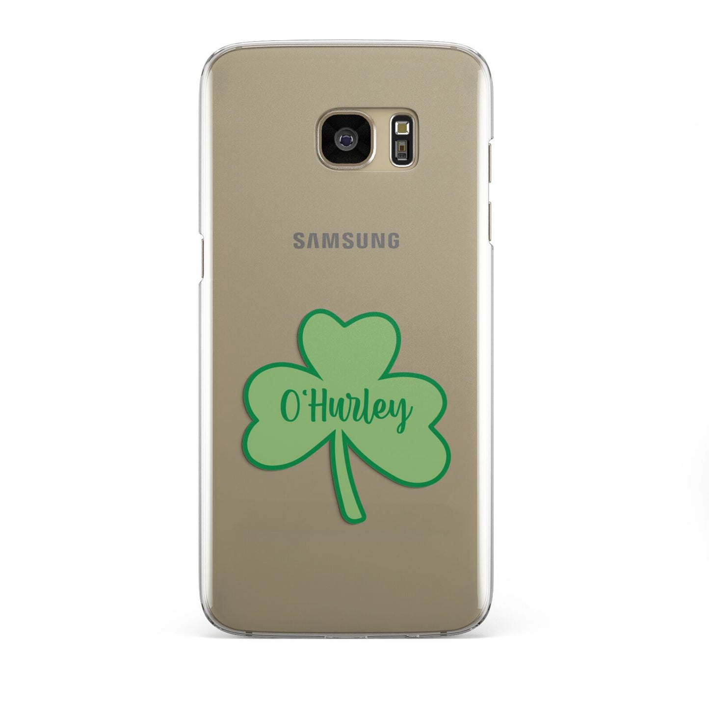 Shamrock with Name Samsung Galaxy S7 Edge Case