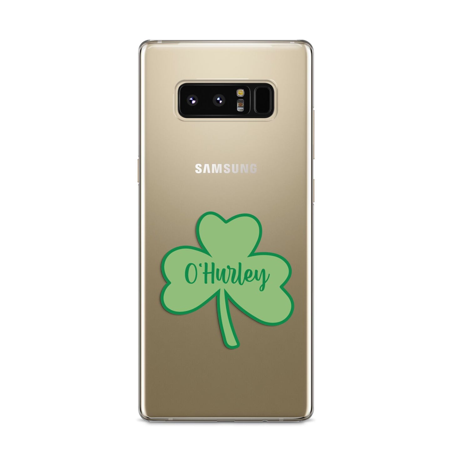 Shamrock with Name Samsung Galaxy S8 Case