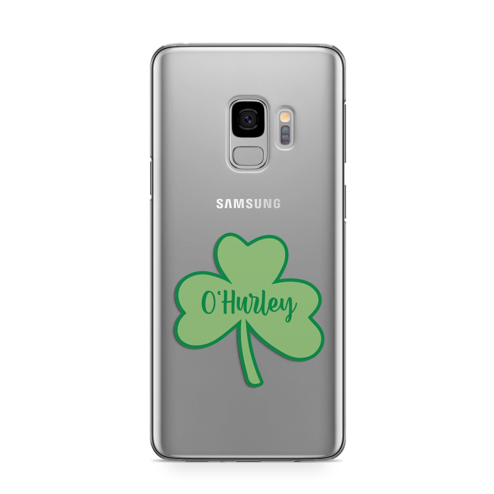 Shamrock with Name Samsung Galaxy S9 Case