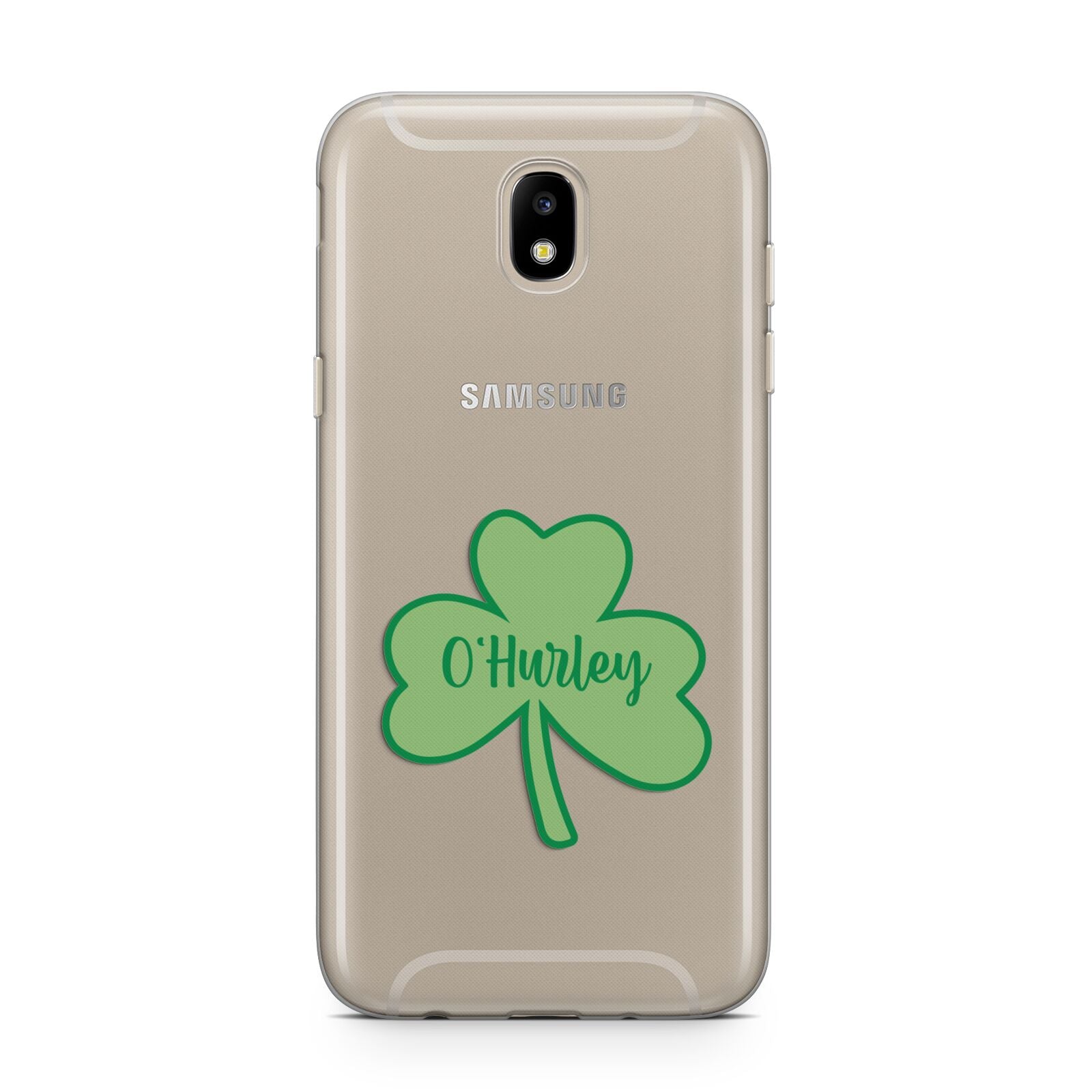 Shamrock with Name Samsung J5 2017 Case