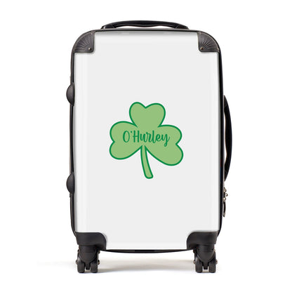 Shamrock with Name Suitcase