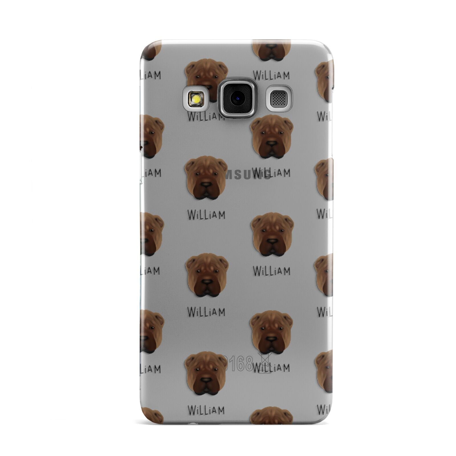 Shar Pei Icon with Name Samsung Galaxy A3 Case