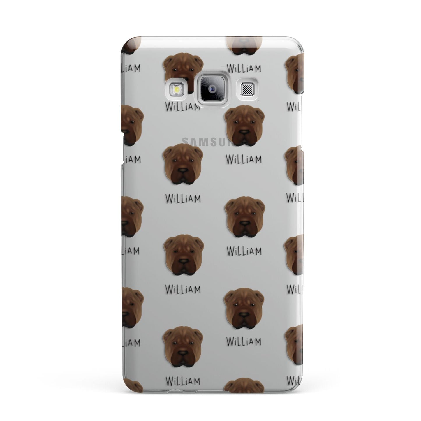 Shar Pei Icon with Name Samsung Galaxy A7 2015 Case