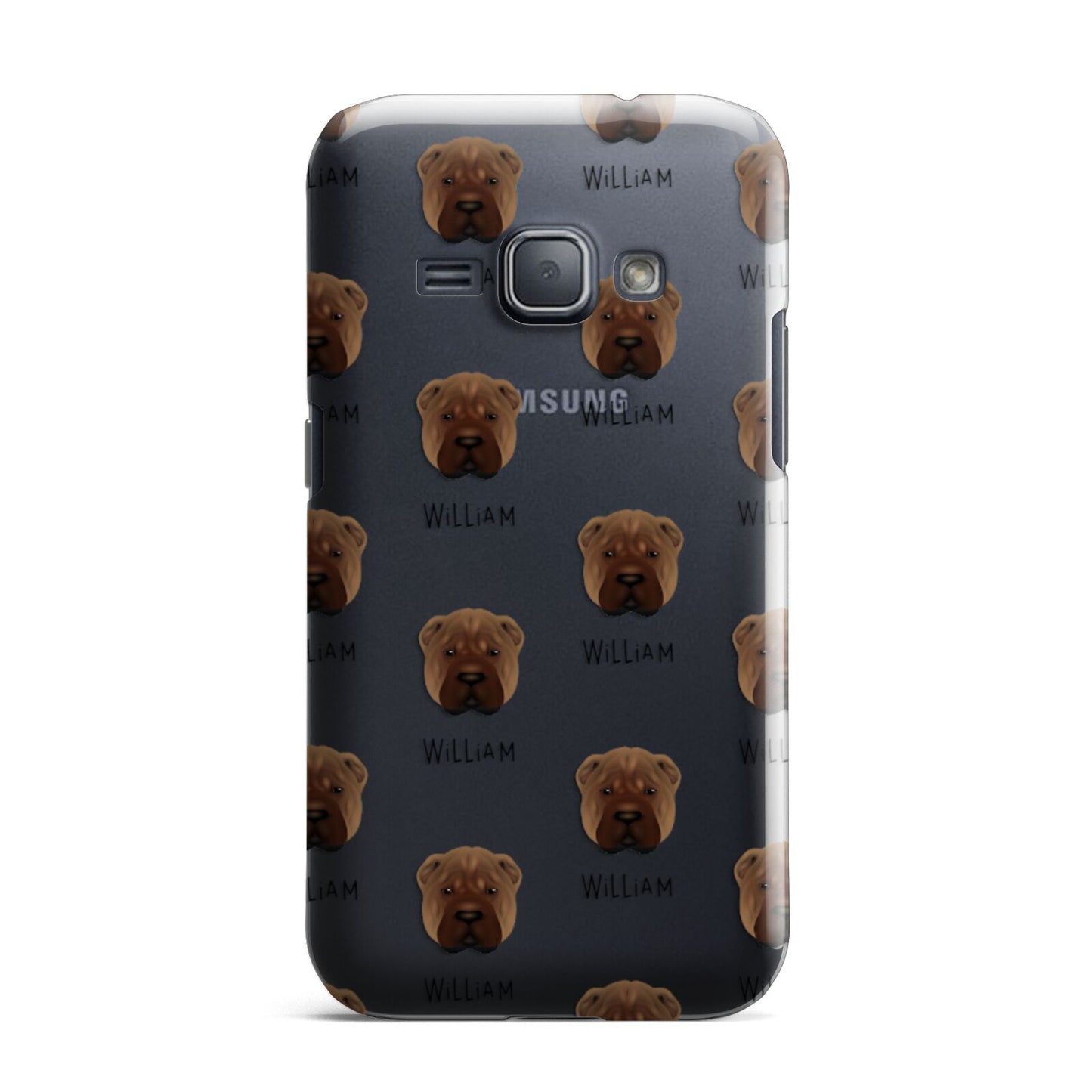 Shar Pei Icon with Name Samsung Galaxy J1 2016 Case