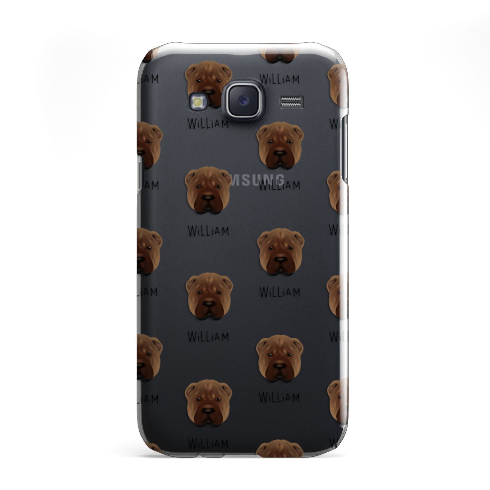 Shar Pei Icon with Name Samsung Galaxy J5 Case