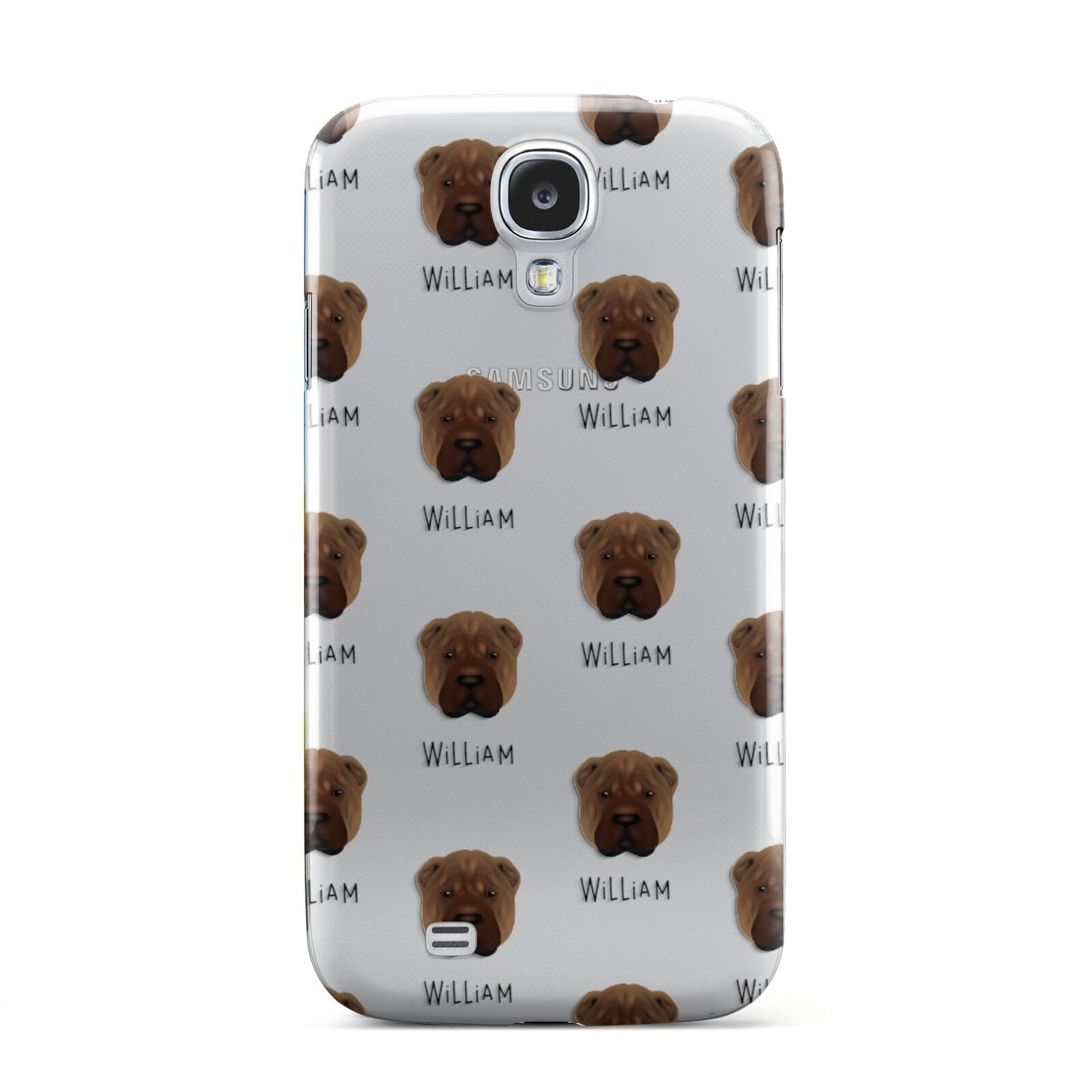 Shar Pei Icon with Name Samsung Galaxy S4 Case