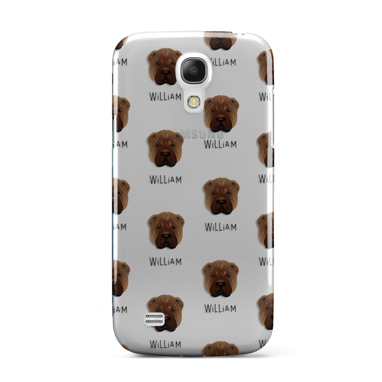 Shar Pei Icon with Name Samsung Galaxy S4 Mini Case