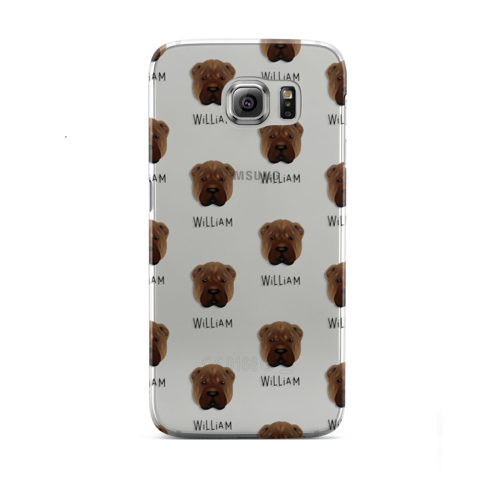 Shar Pei Icon with Name Samsung Galaxy S6 Case