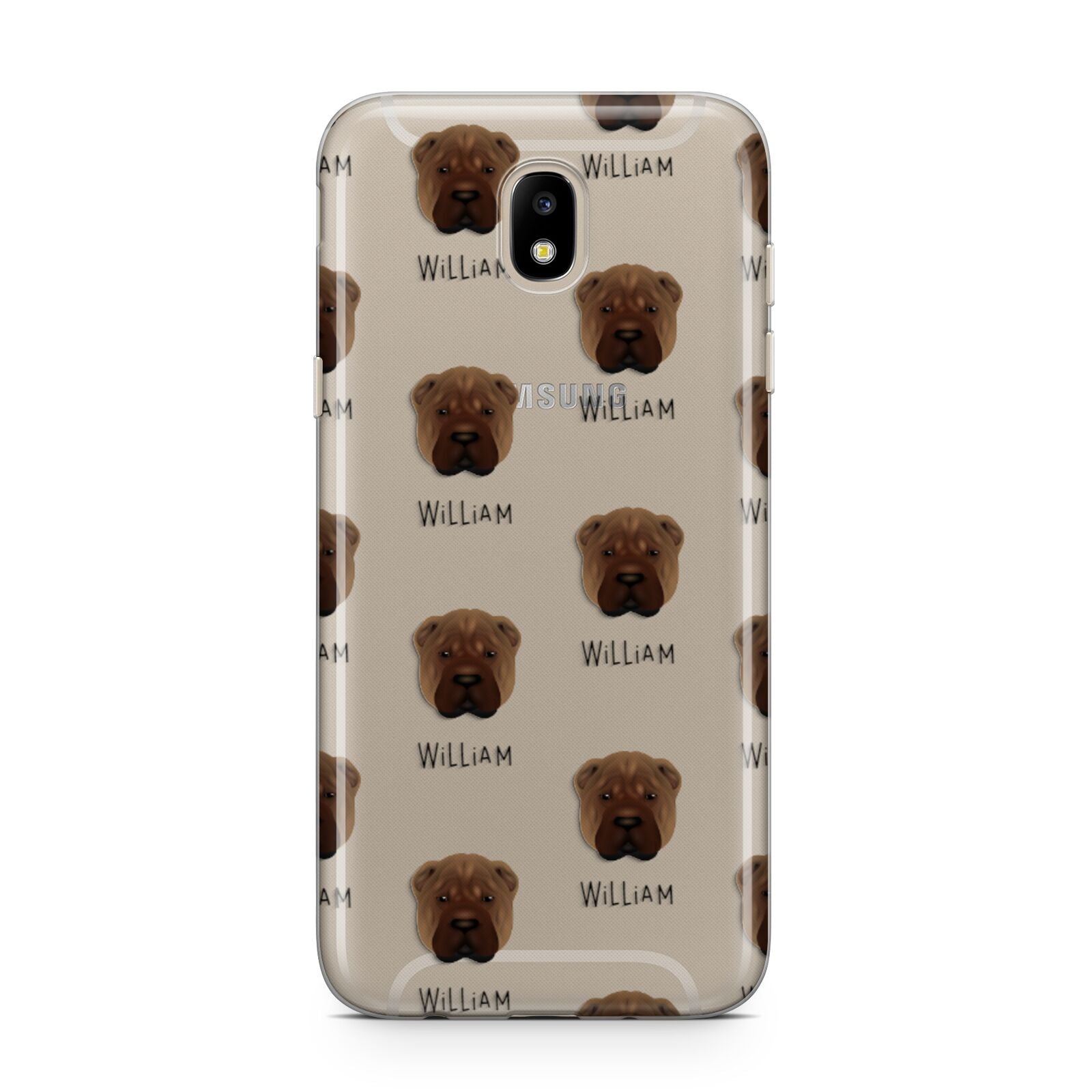 Shar Pei Icon with Name Samsung J5 2017 Case