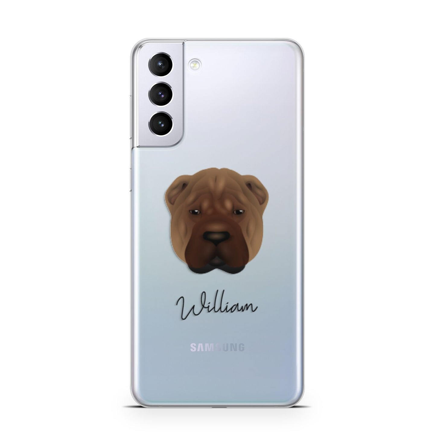 Shar Pei Personalised Samsung S21 Plus Phone Case