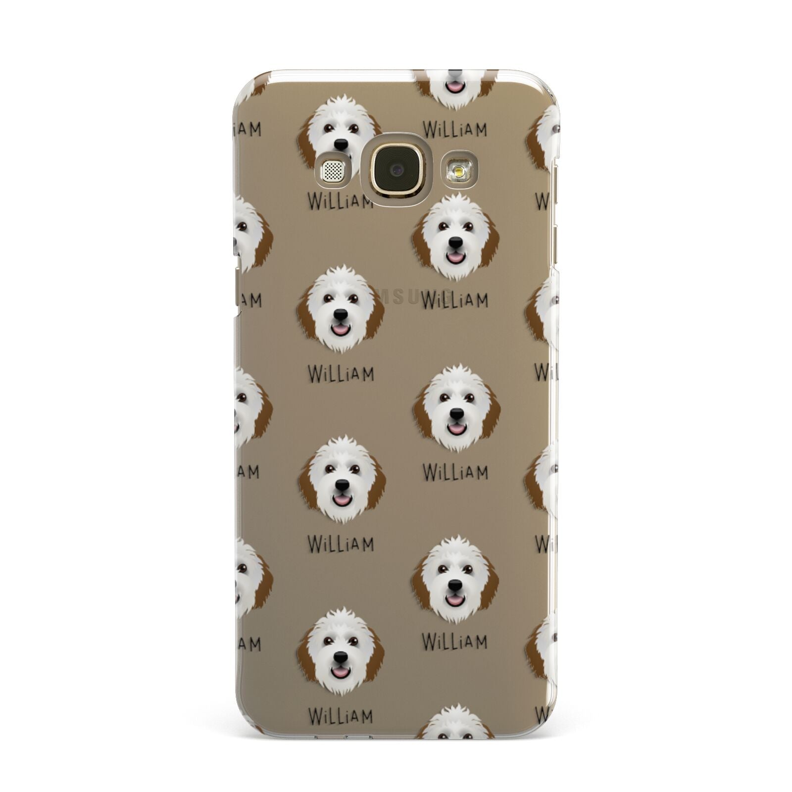 Sheepadoodle Icon with Name Samsung Galaxy A8 Case