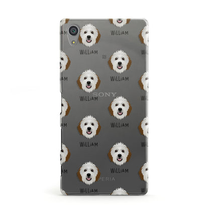 Sheepadoodle Icon with Name Sony Xperia Case