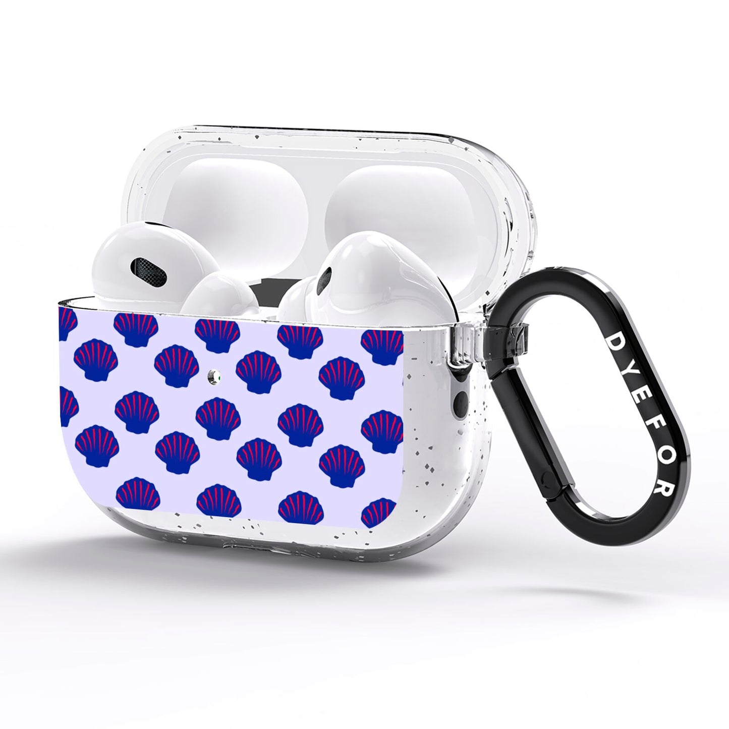 Shell Pattern AirPods Pro Glitter Case Side Image