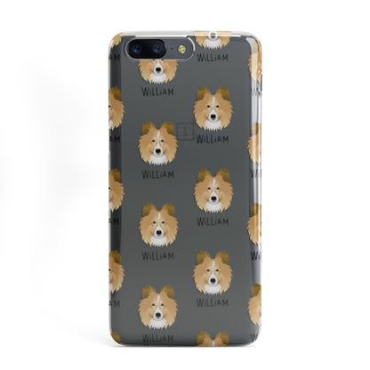 Shetland Sheepdog Icon with Name OnePlus Case