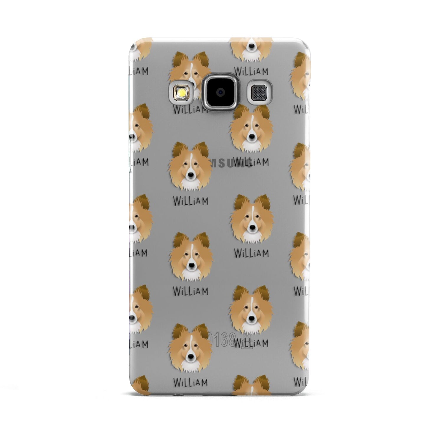 Shetland Sheepdog Icon with Name Samsung Galaxy A5 Case