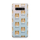 Shetland Sheepdog Icon with Name Samsung Galaxy S10 Plus Case