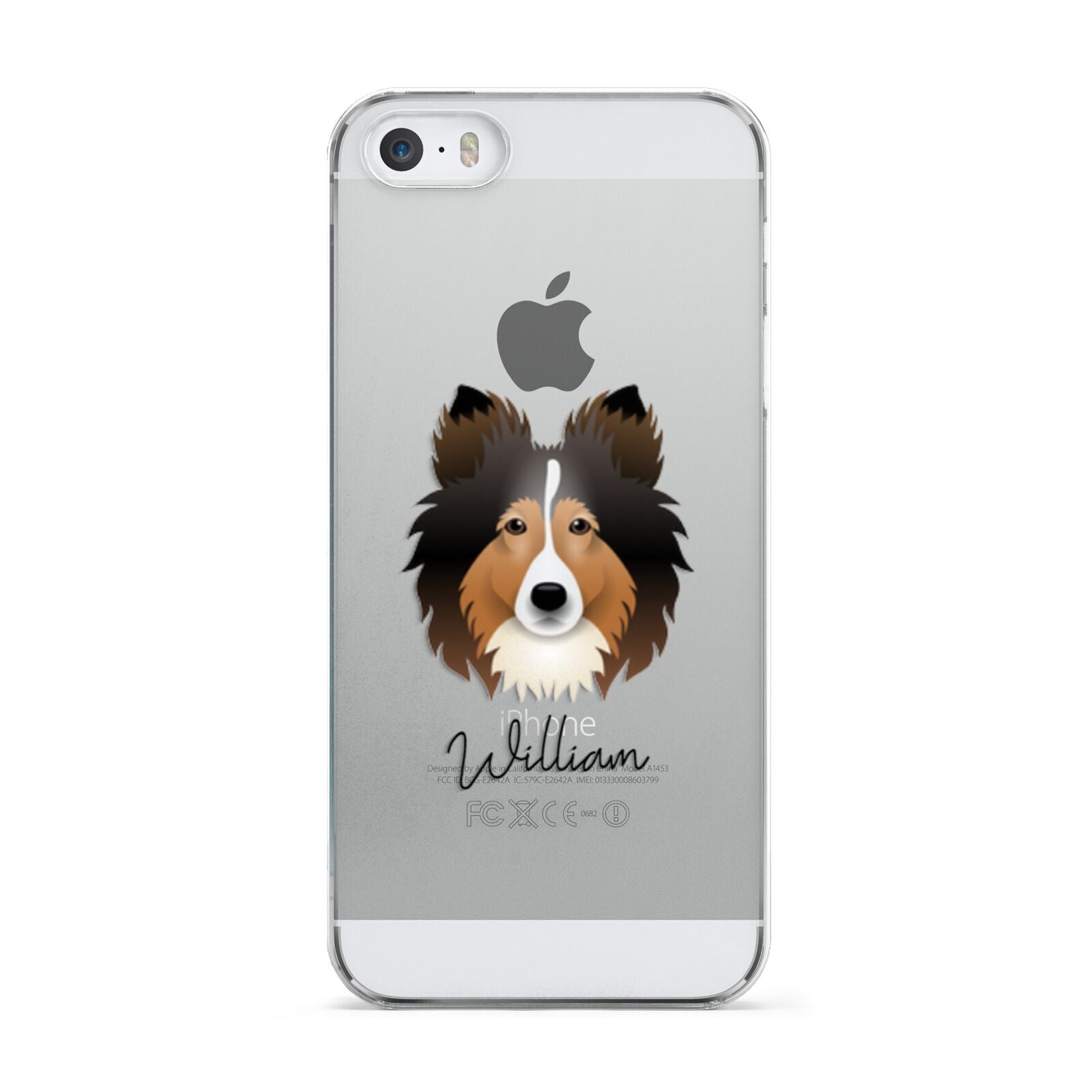 Shetland Sheepdog Personalised Apple iPhone 5 Case
