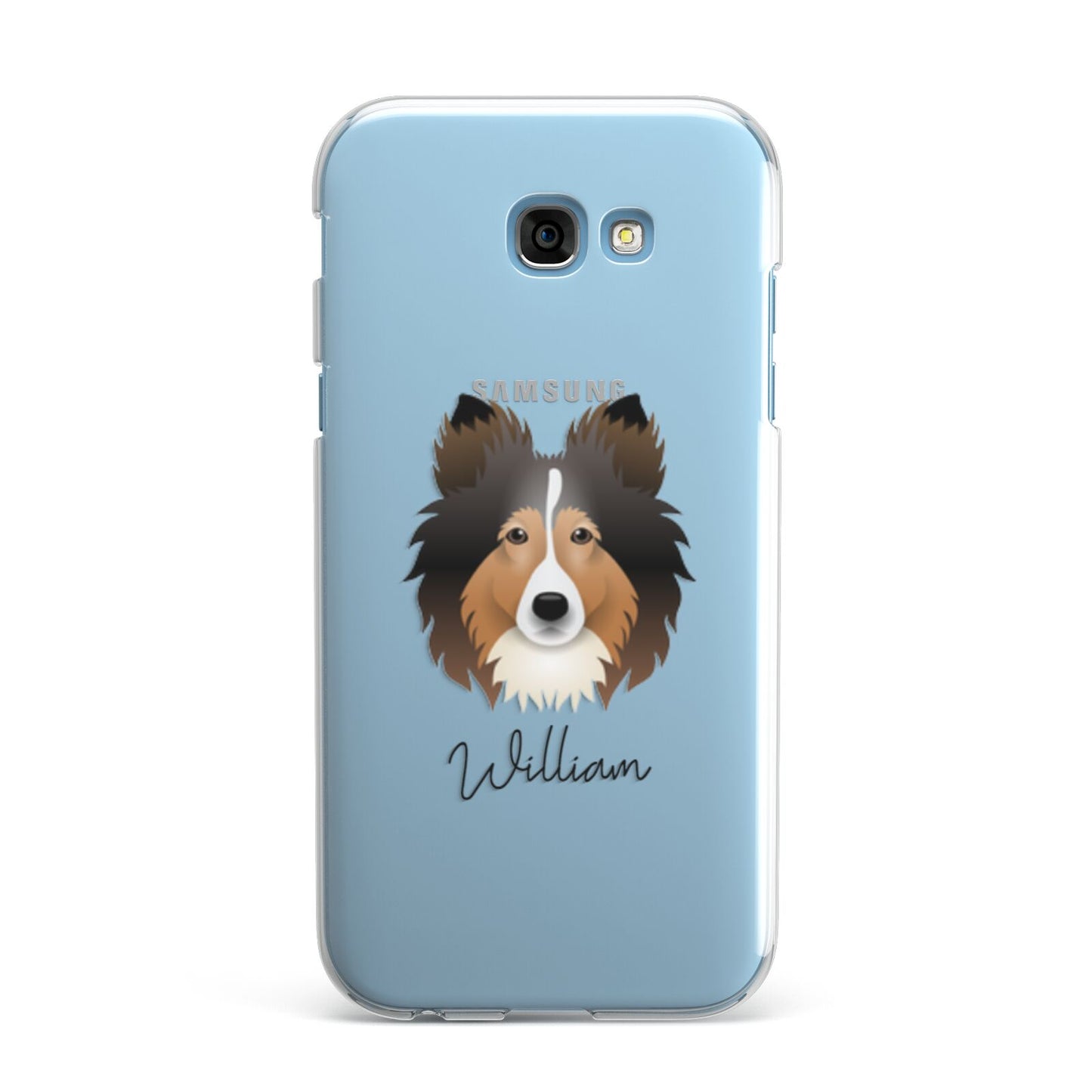 Shetland Sheepdog Personalised Samsung Galaxy A7 2017 Case
