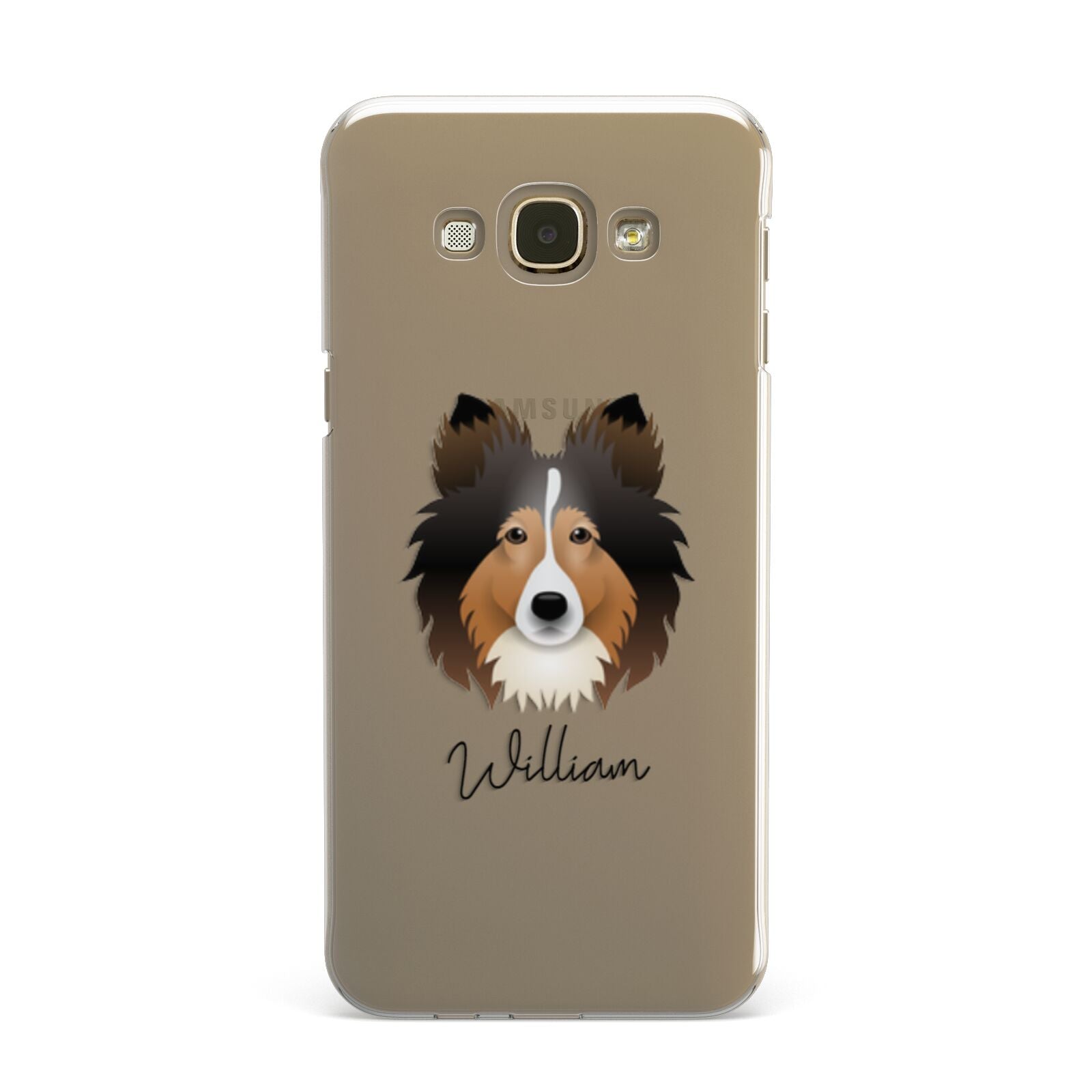 Shetland Sheepdog Personalised Samsung Galaxy A8 Case