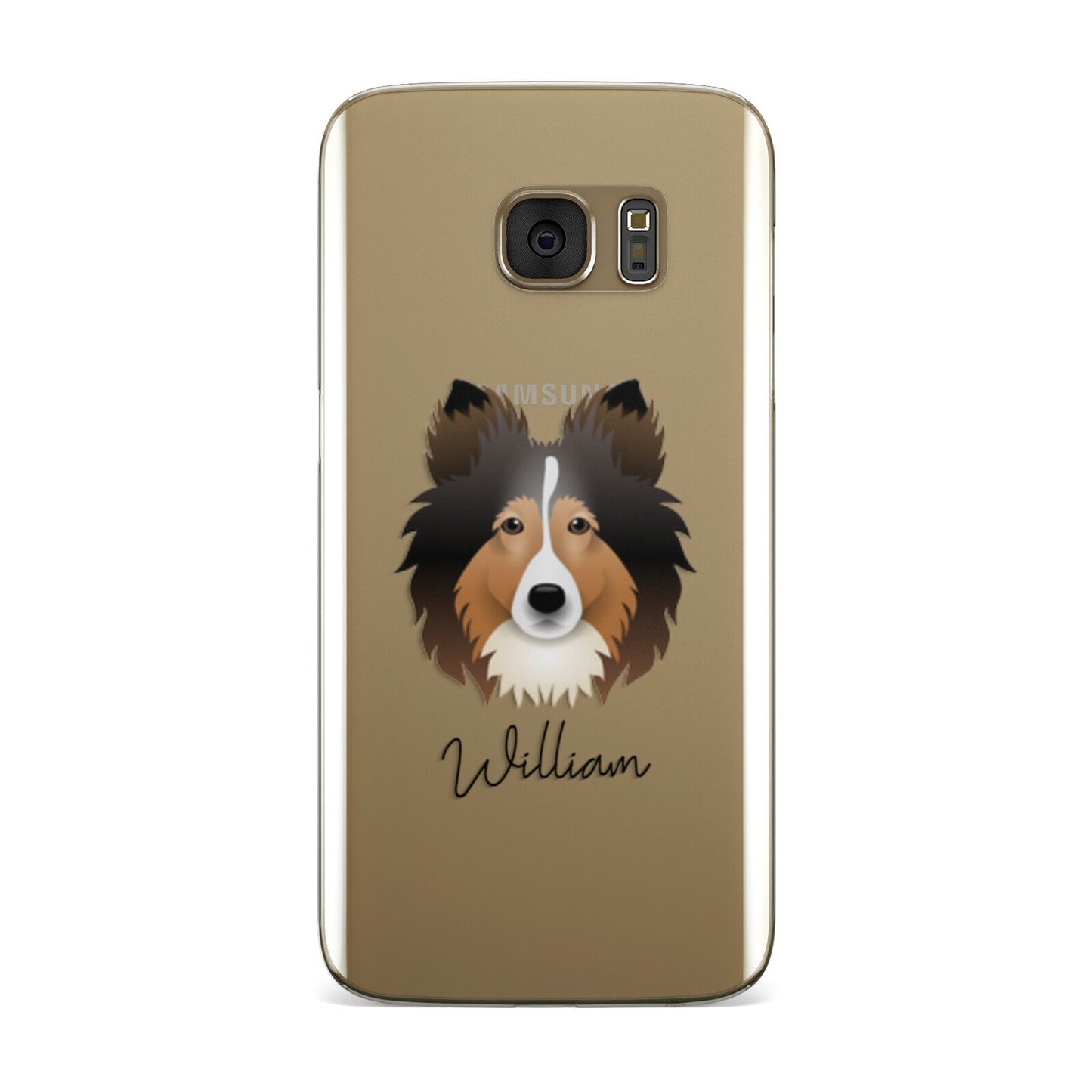 Shetland Sheepdog Personalised Samsung Galaxy Case