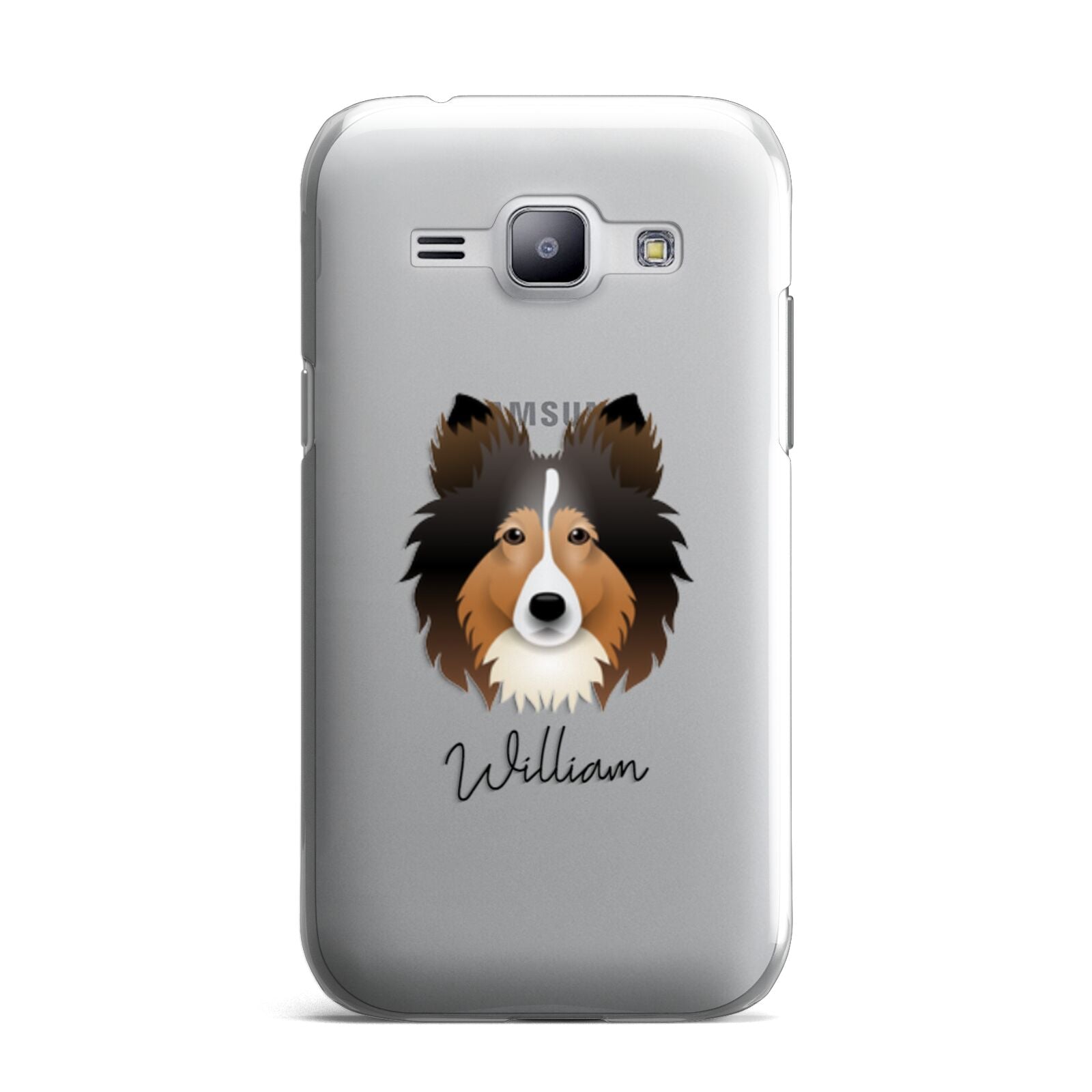 Shetland Sheepdog Personalised Samsung Galaxy J1 2015 Case