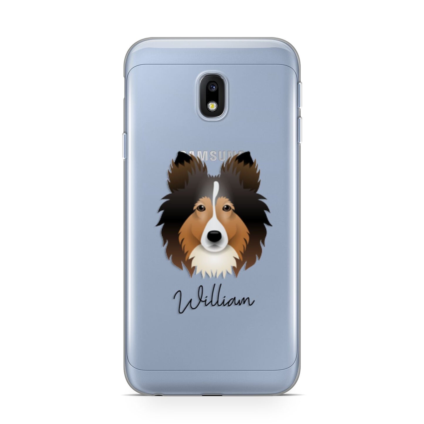 Shetland Sheepdog Personalised Samsung Galaxy J3 2017 Case