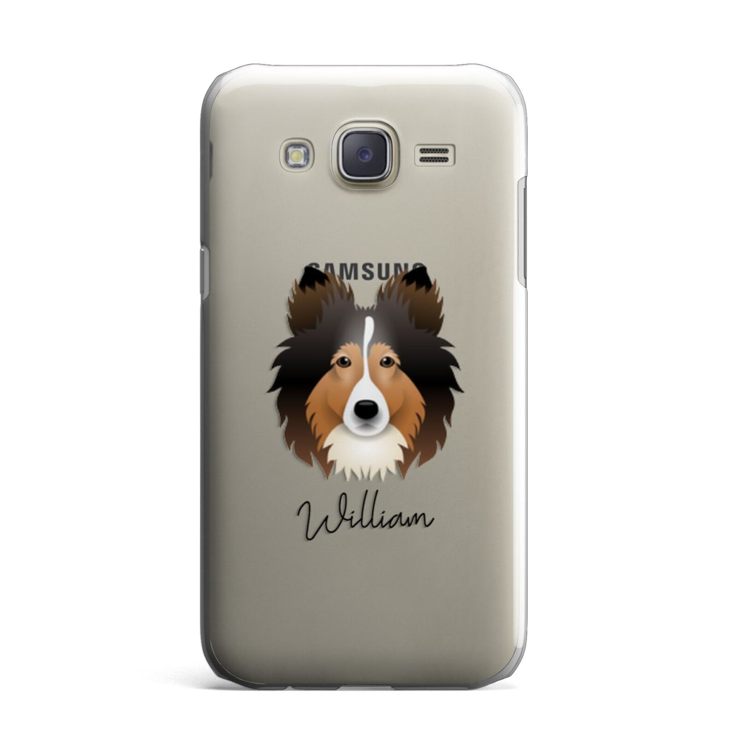 Shetland Sheepdog Personalised Samsung Galaxy J7 Case