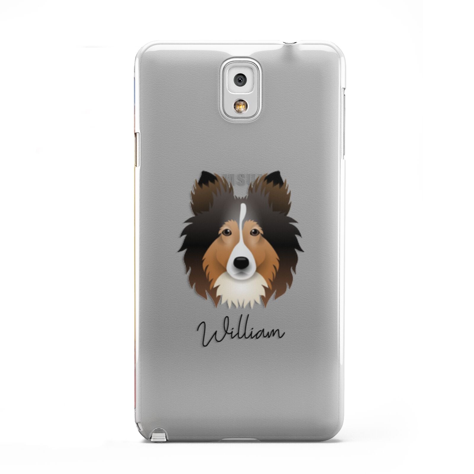 Shetland Sheepdog Personalised Samsung Galaxy Note 3 Case